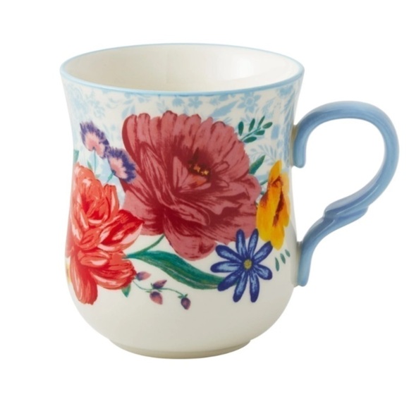 The Pioneer Woman Brilliant Blooms Stoneware Mug. - Picture 3 of 5